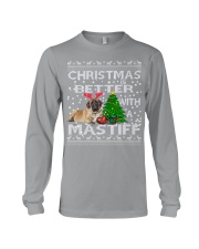 Christmas Is Better WIth A Mastiff Long Sleeve Tee thumbnail