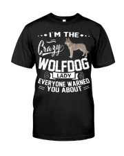 CRAZY WOLFDOG LADY Classic T-Shirt thumbnail