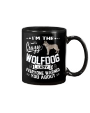 CRAZY WOLFDOG LADY Mug thumbnail