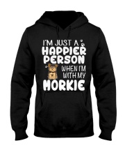 Happier Person Morkie Hooded Sweatshirt thumbnail