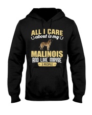 All I Care About Is My Malinois Hooded Sweatshirt thumbnail