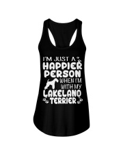 Happier Person Lakeland Terrier Ladies Flowy Tank thumbnail