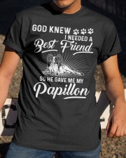 God Sent Best Friend Is My Papillon Classic T-Shirt apparel-classic-tshirt-lifestyle-28