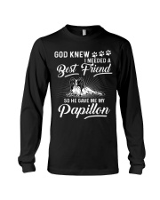 God Sent Best Friend Is My Papillon Long Sleeve Tee thumbnail
