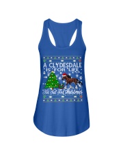 Clydesdale Just For Christmas Ladies Flowy Tank thumbnail