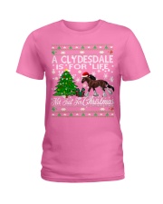 Clydesdale Just For Christmas Ladies T-Shirt thumbnail