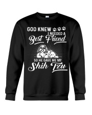God Sent Best Friend Is My Shih Tzu Crewneck Sweatshirt thumbnail