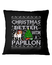 Christmas Is Better With A Papillon Square Pillowcase thumbnail