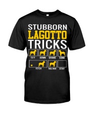 Stubborn Lagotto Tricks Classic T-Shirt front
