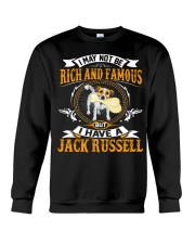 Rich And Famous WIth Jack Russell Crewneck Sweatshirt front