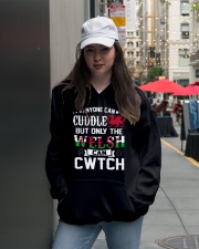 CUDDLE WELSH CWTCH Hooded Sweatshirt lifestyle-unisex-hoodie-front-5