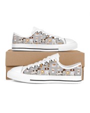 Brittany Spaniel Women's Low Top White Shoes thumbnail