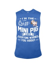 Crazy Mini Pig Lady Sleeveless Tee thumbnail
