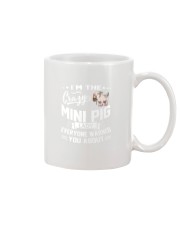 Crazy Mini Pig Lady Mug thumbnail