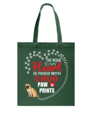 My Heart Paved With Chug Paw Prints Tote Bag thumbnail