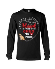 My Heart Paved With Chug Paw Prints Long Sleeve Tee thumbnail