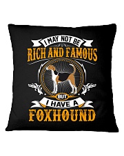 Rich And Famous WIth Foxhound Square Pillowcase thumbnail