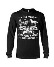 Crazy Mustang Horse Lady Long Sleeve Tee thumbnail