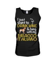 Drink Wine Bracco Italiano Unisex Tank thumbnail