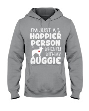 Happier Person Auggie Hooded Sweatshirt thumbnail