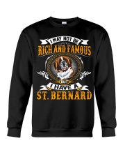 Saint Bernard Rich And Famous Crewneck Sweatshirt thumbnail