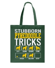 Stubborn Pyredoodle Tricks Tote Bag thumbnail