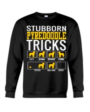 Stubborn Pyredoodle Tricks Crewneck Sweatshirt thumbnail