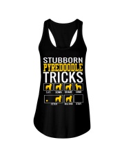 Stubborn Pyredoodle Tricks Ladies Flowy Tank thumbnail