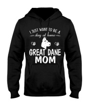 Stay At Home Great Dane Mom Hooded Sweatshirt thumbnail