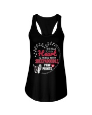 My Heart Paved With Sheepadoodle Paw Prints Ladies Flowy Tank thumbnail