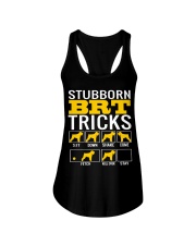 Stubborn Black Russian Terrier Tricks Ladies Flowy Tank thumbnail