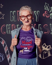 My Heart Paved With Bracco Italiano Paw Prints Ladies T-Shirt lifestyle-holiday-crewneck-front-3