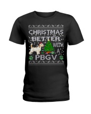 Christmas Is Better With A PBGV Ladies T-Shirt thumbnail