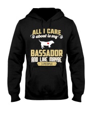 All I Care About Is My Bassador Hooded Sweatshirt thumbnail