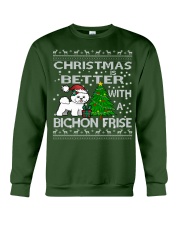 Christmas Is Better WIth A Bichon Frise Crewneck Sweatshirt front