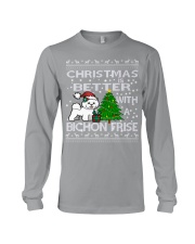 Christmas Is Better WIth A Bichon Frise Long Sleeve Tee thumbnail