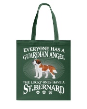 Saint Bernard Is My Guardian Angel Tote Bag thumbnail