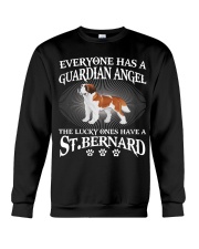 Saint Bernard Is My Guardian Angel Crewneck Sweatshirt thumbnail