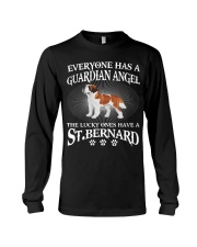 Saint Bernard Is My Guardian Angel Long Sleeve Tee thumbnail