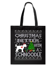 Christmas Is Better With A Schnoodle Tote Bag thumbnail