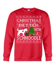 Christmas Is Better With A Schnoodle Crewneck Sweatshirt front