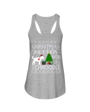 Christmas Is Better With A Schnoodle Ladies Flowy Tank thumbnail