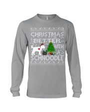 Christmas Is Better With A Schnoodle Long Sleeve Tee thumbnail