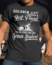 God Sent Best Friend Is My German Shepherd Classic T-Shirt apparel-classic-tshirt-lifestyle-28