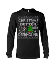 Christmas Is Better With A Deerhound Long Sleeve Tee thumbnail