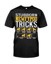 Stubborn Newfypoo Tricks Classic T-Shirt front