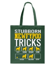 Stubborn Newfypoo Tricks Tote Bag thumbnail