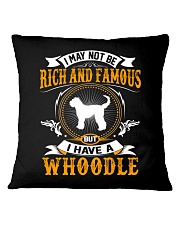Rich And Famous WIth Whoodle Square Pillowcase thumbnail
