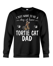 Tortie Cat Dad Crewneck Sweatshirt thumbnail