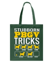 Stubborn PBGV Tricks Tote Bag thumbnail